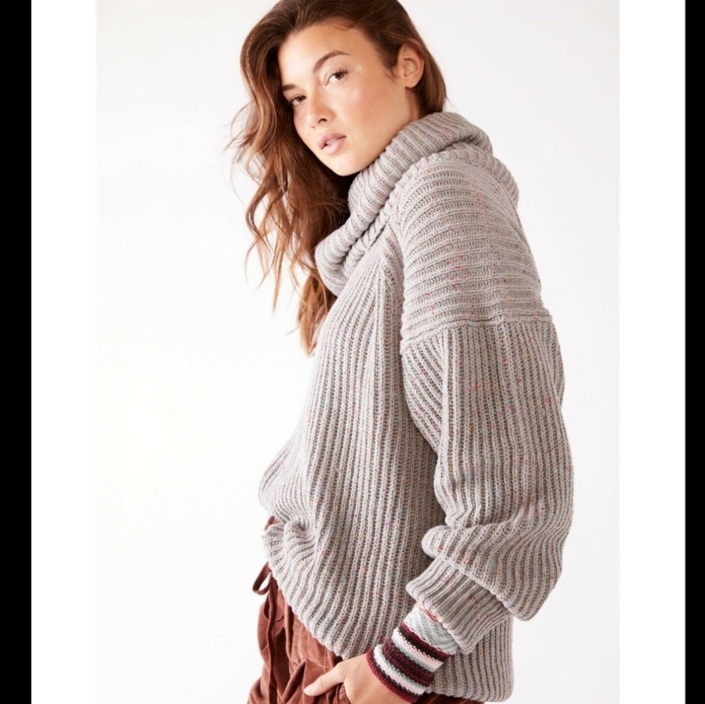 NWT- Free People Leo Lantern Sleeve Tunic Medium